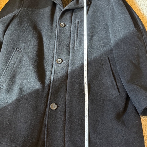 Ralph Lauren wool and cashmere car coat. Black - Picture 5 of 9